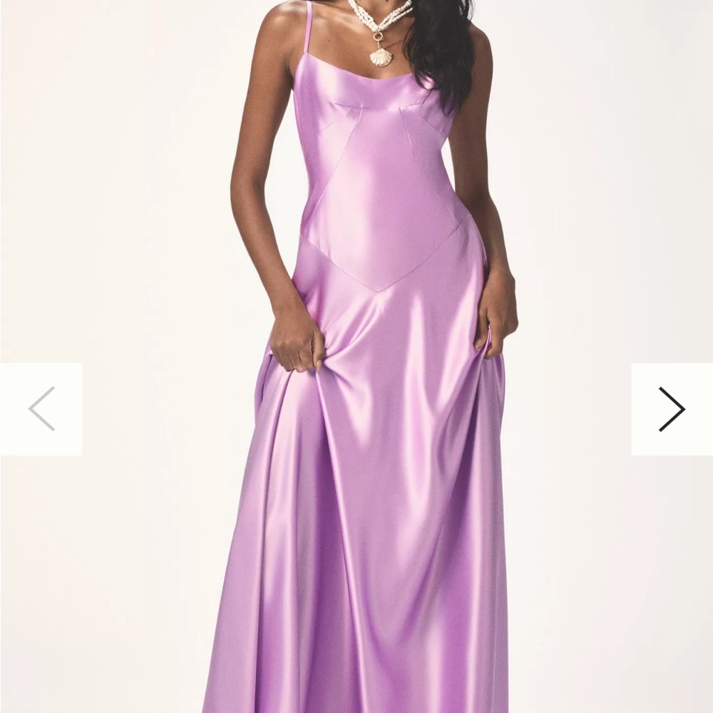 Mare Mare Emmy Satin Corset Maxi Dress